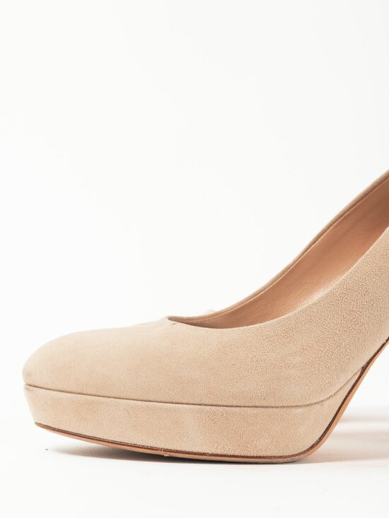 Gucci Sable Kid Scamosciato Platform Pumps - Picture 7 of 11